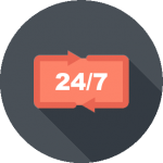 service 24 hours a day image